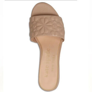♠️KATE SPADE ♠️Emmie Womens Leather Logo Slide Sandals